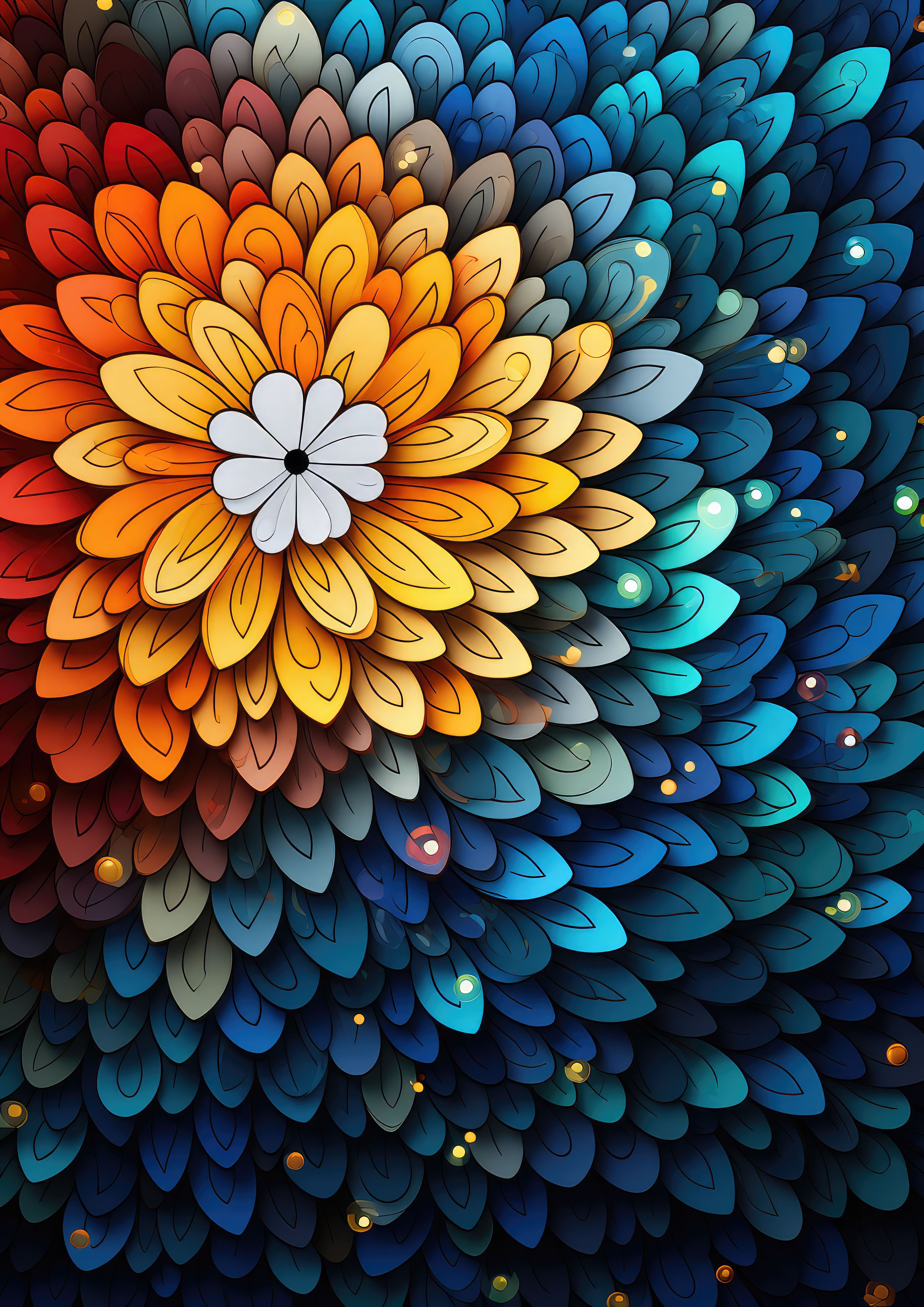 Preview for Vibrant-floral-pattern-design-abstract-background-dafc4