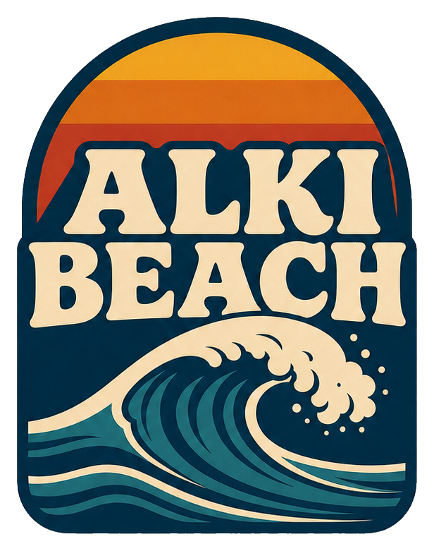 Preview for Alki Beach Wave Sticker