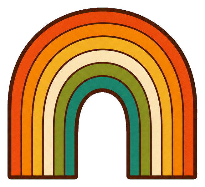 Preview for Groovy Retro Rainbow