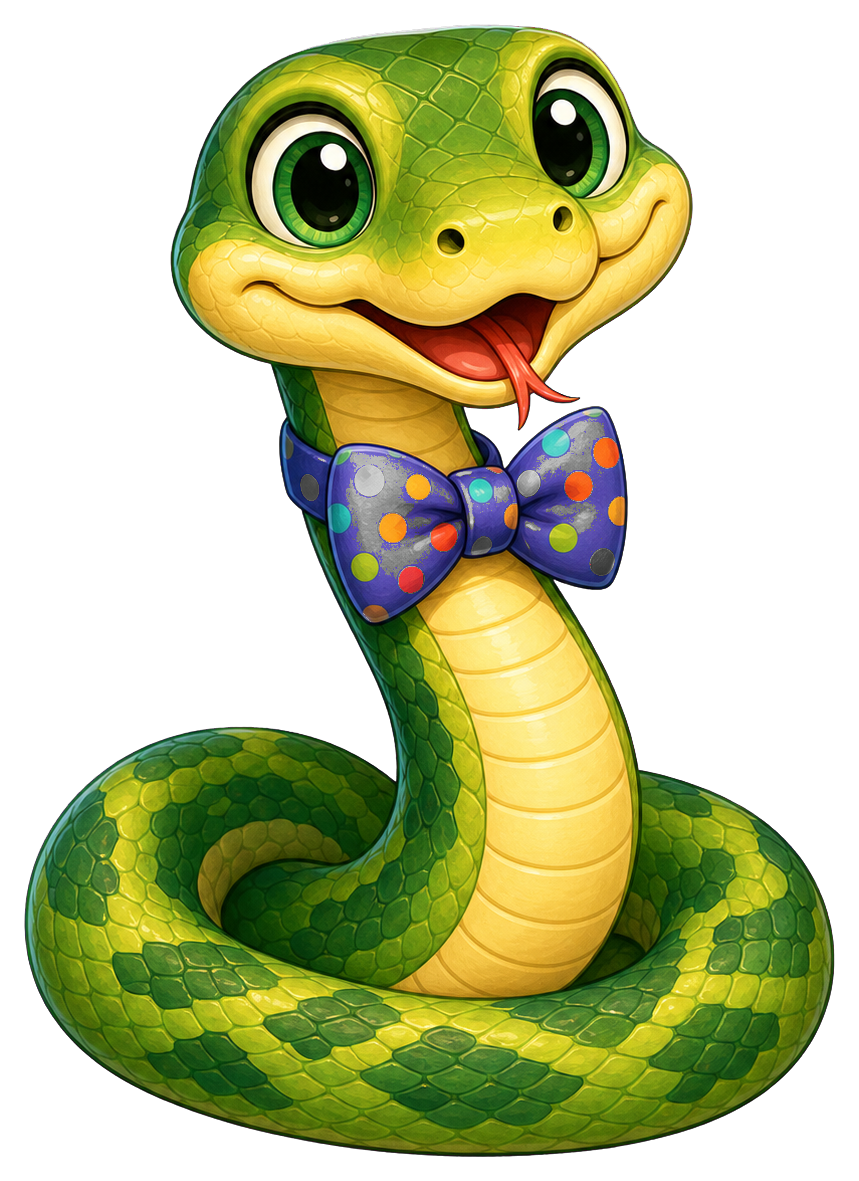 Preview for Snake Bow Tie Sticker