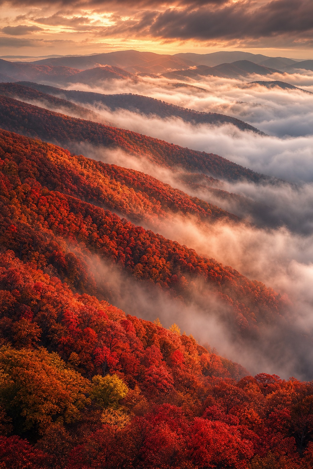 Preview for Autumn Valley Haze Background