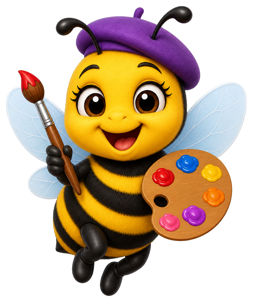 Preview for Artist Bee Sticker Graphic