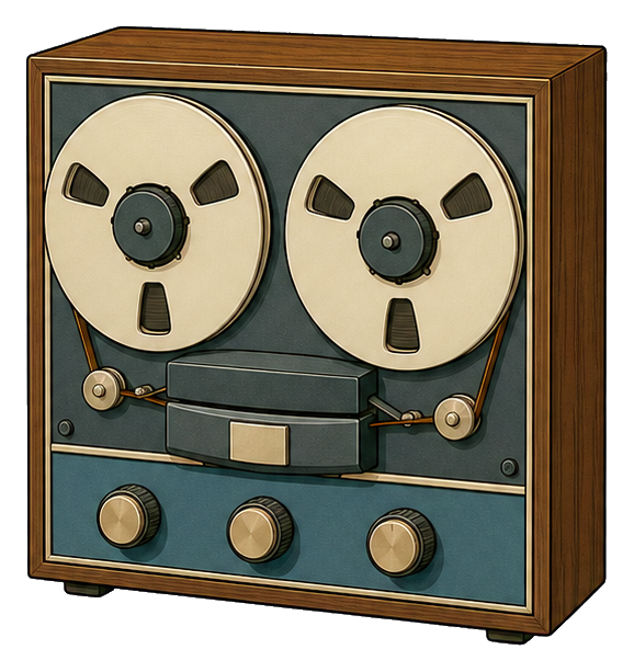 Preview for Classic Reel To Reel Recorder Sticker