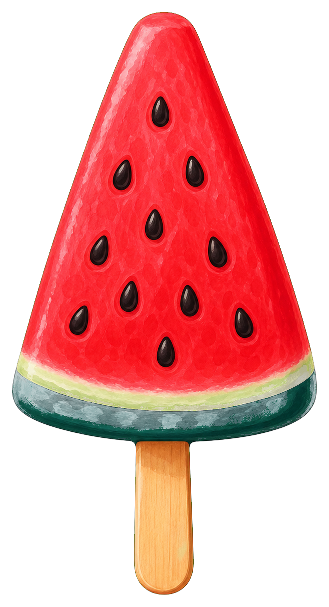 Preview for Watermelon Popsicle Sticker