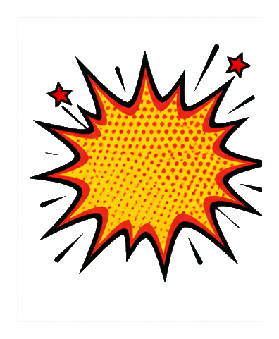 Preview for Blank Impact Burst Sticker
