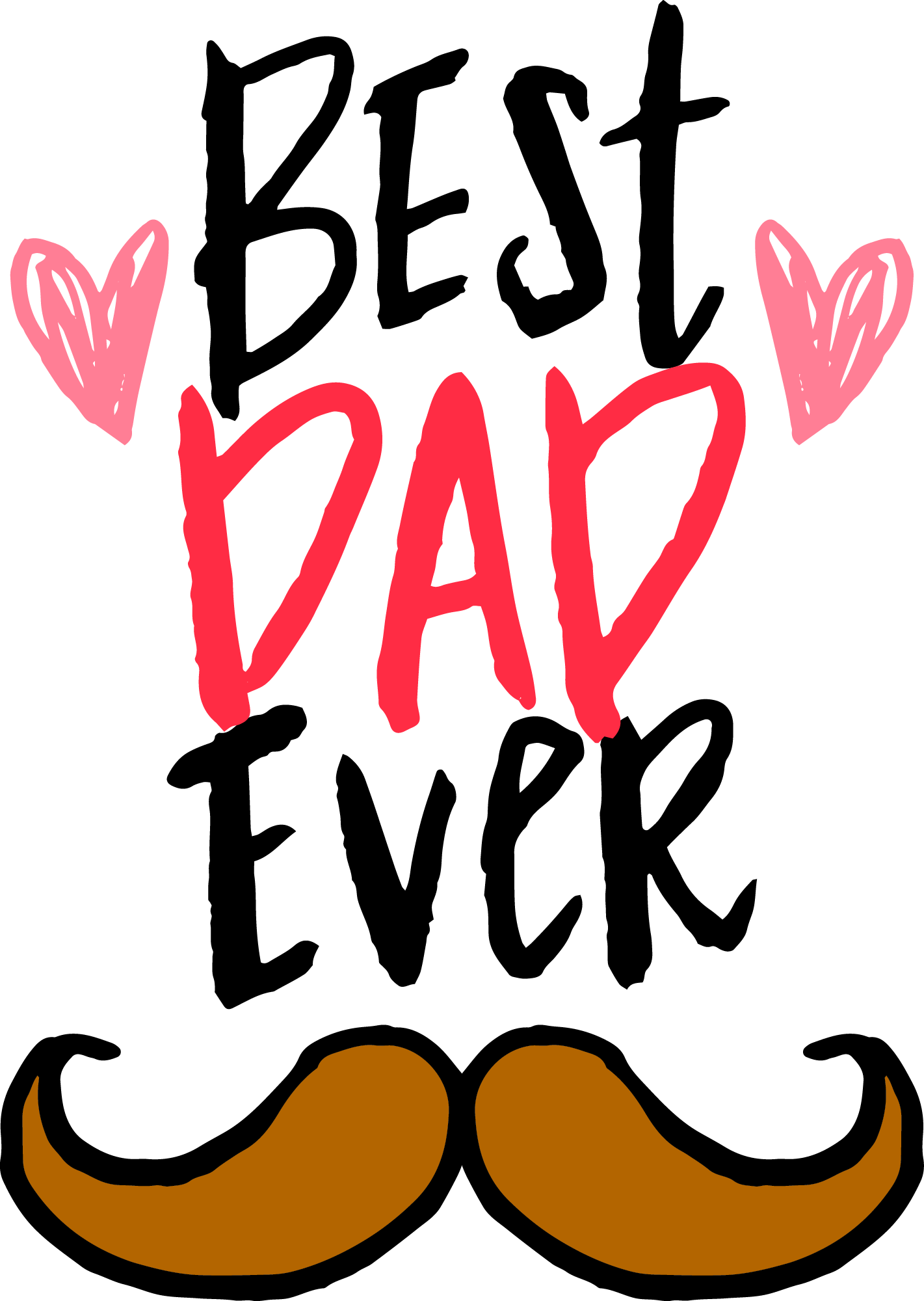 Preview for Fathers-day-mustache-design-sticker-fd366