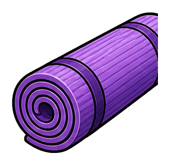 Preview for Rolled Yoga Mat Sticker