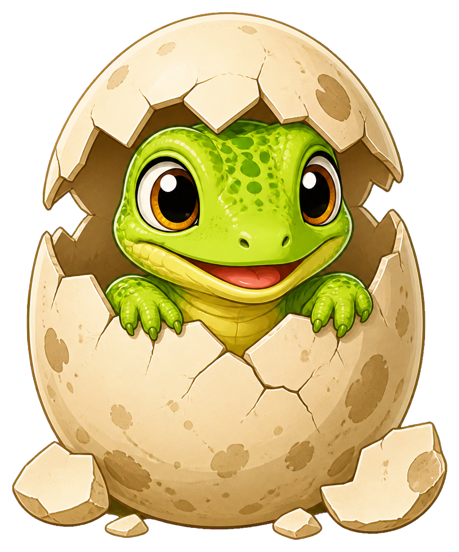 Preview for Baby Lizard Egg Sticker