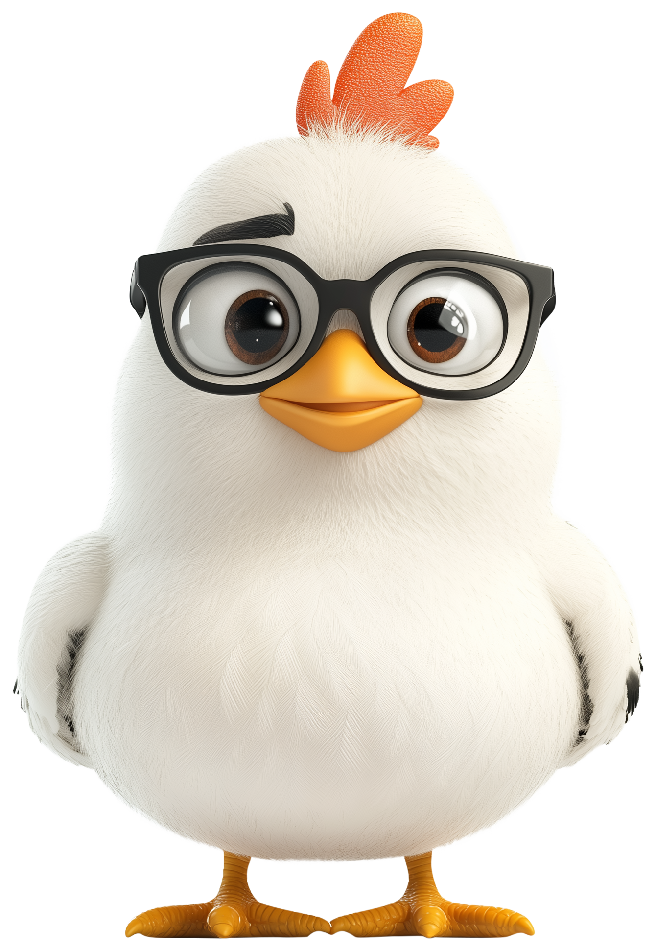 Preview for Cute Chicken Sticker Graphic