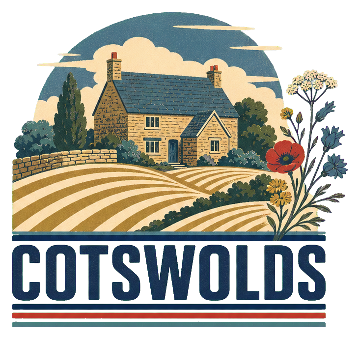 Preview for Cotswolds Cottage Retro Sticker
