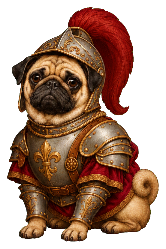Preview for Knight Pug In Armor