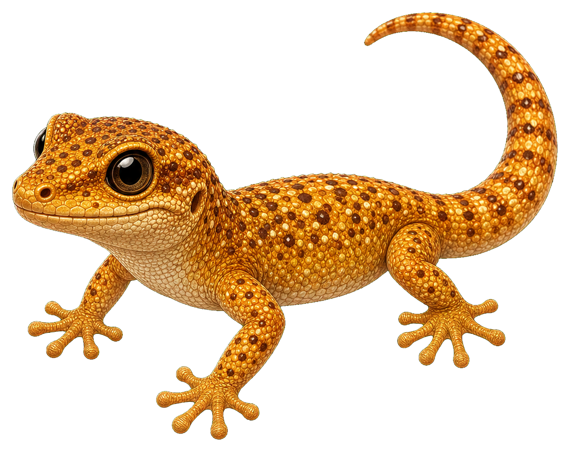 Preview for Speckled Amber Lizard Sticker