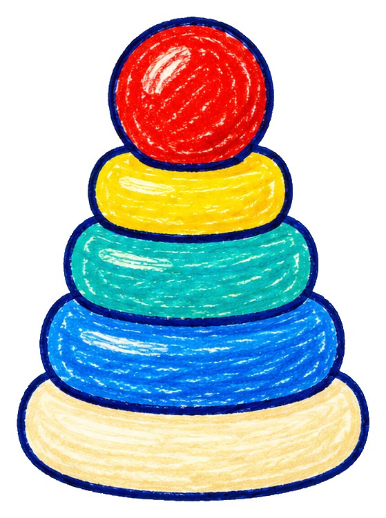 Preview for Crayon Playroom Toys Stacking Rings