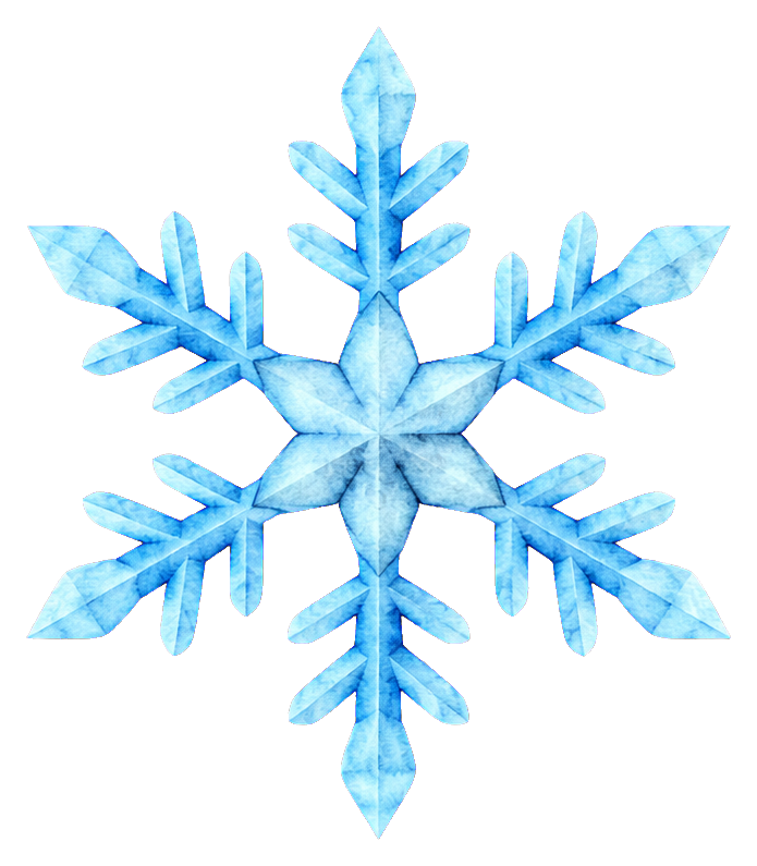 Preview for Painted Frost Blue Snowflake