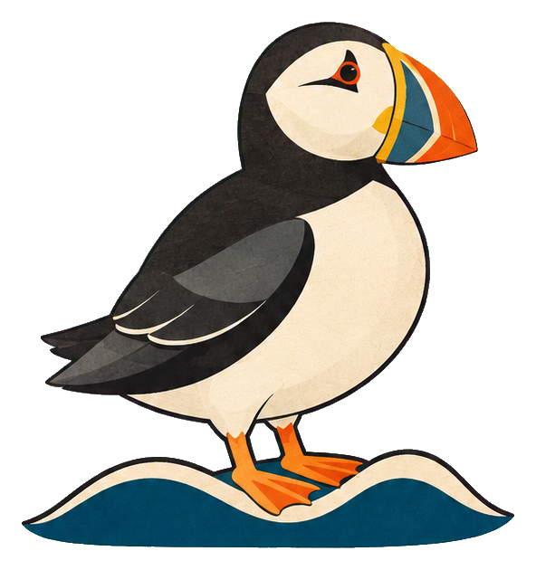 Preview for Puffin On A Wave