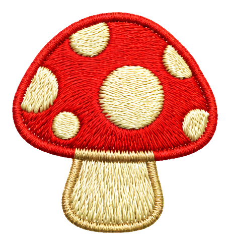 Preview for Embroidered Lucky Charms Mushroom