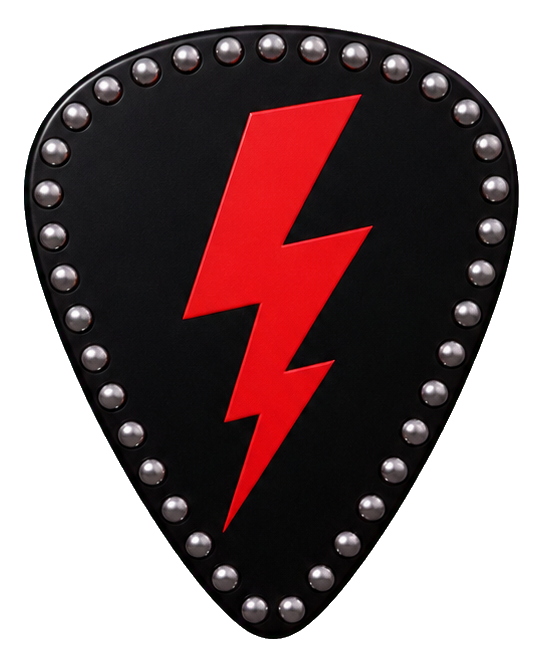 Preview for Studded Guitar Pick Sticker