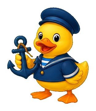 Preview for Duck Sailor Sticker