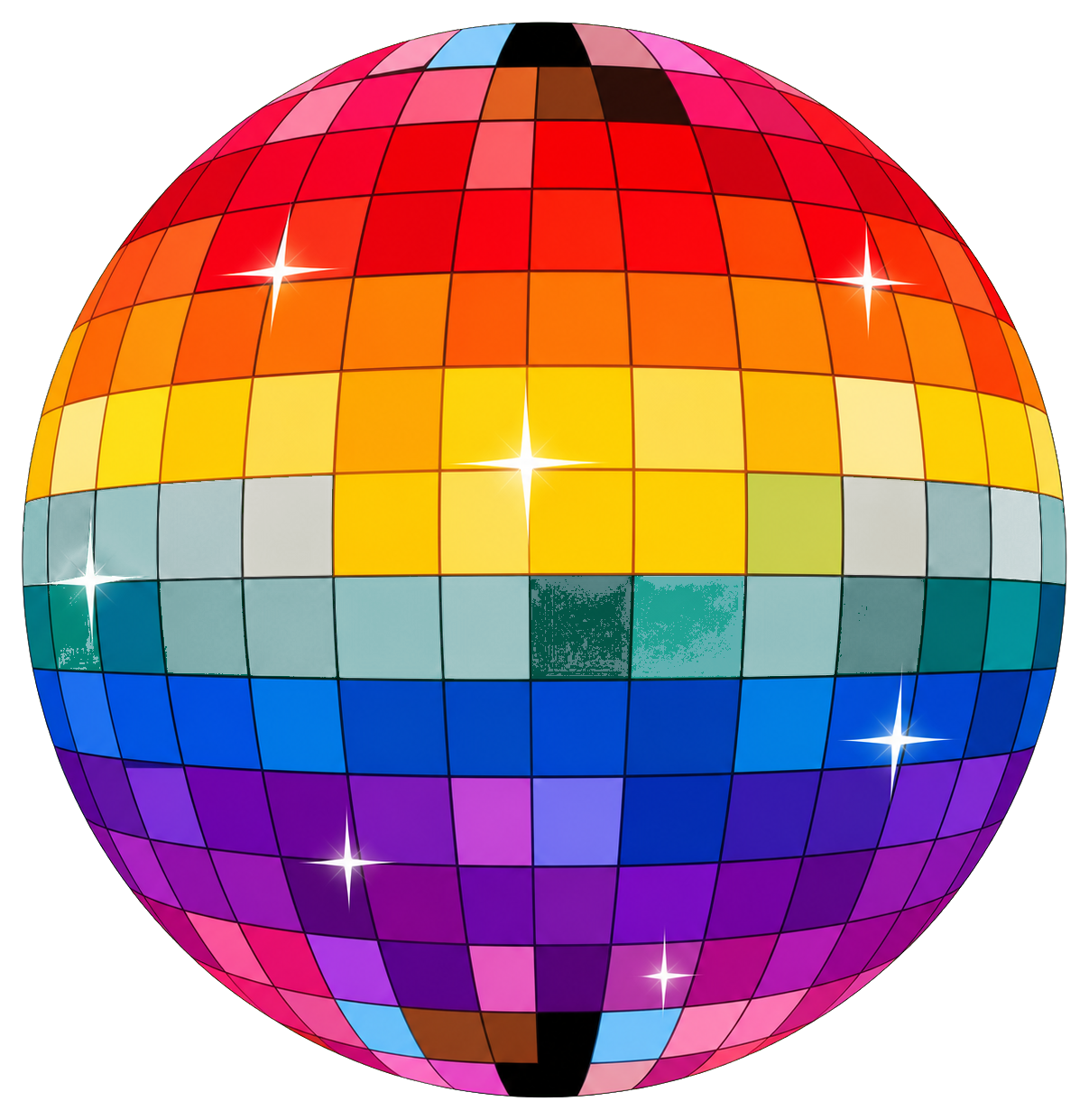 Preview for Pride Disco Ball Sticker