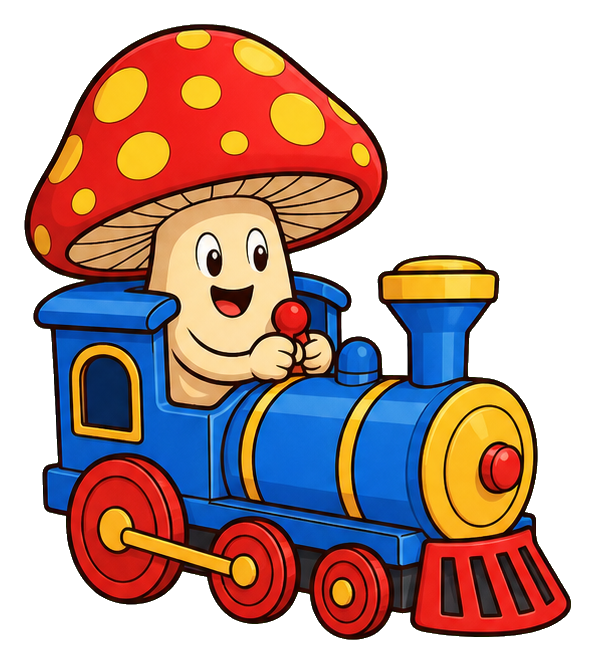 Preview for Mushroom Train Sticker