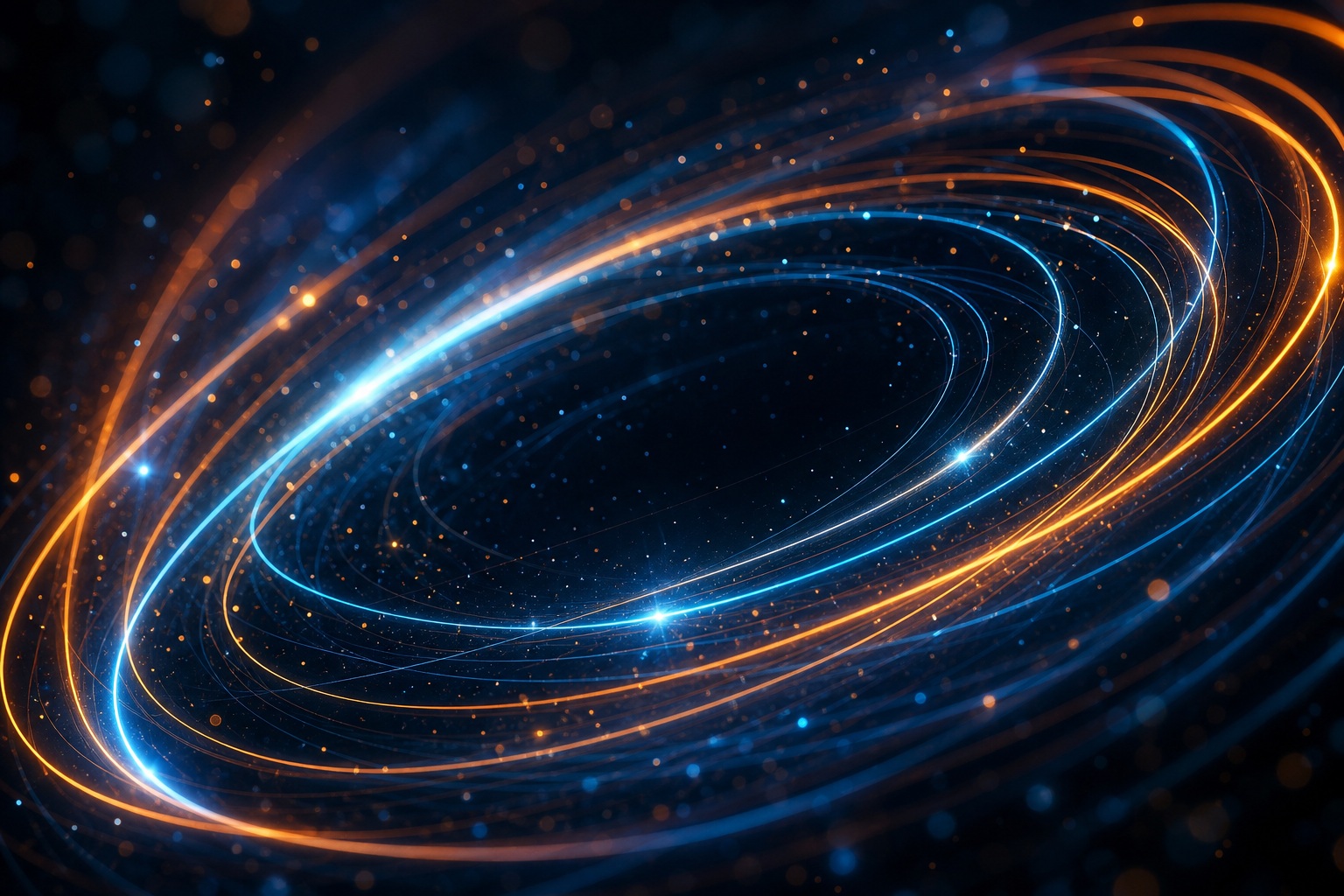 Preview for Abstract Glow Orbit Background