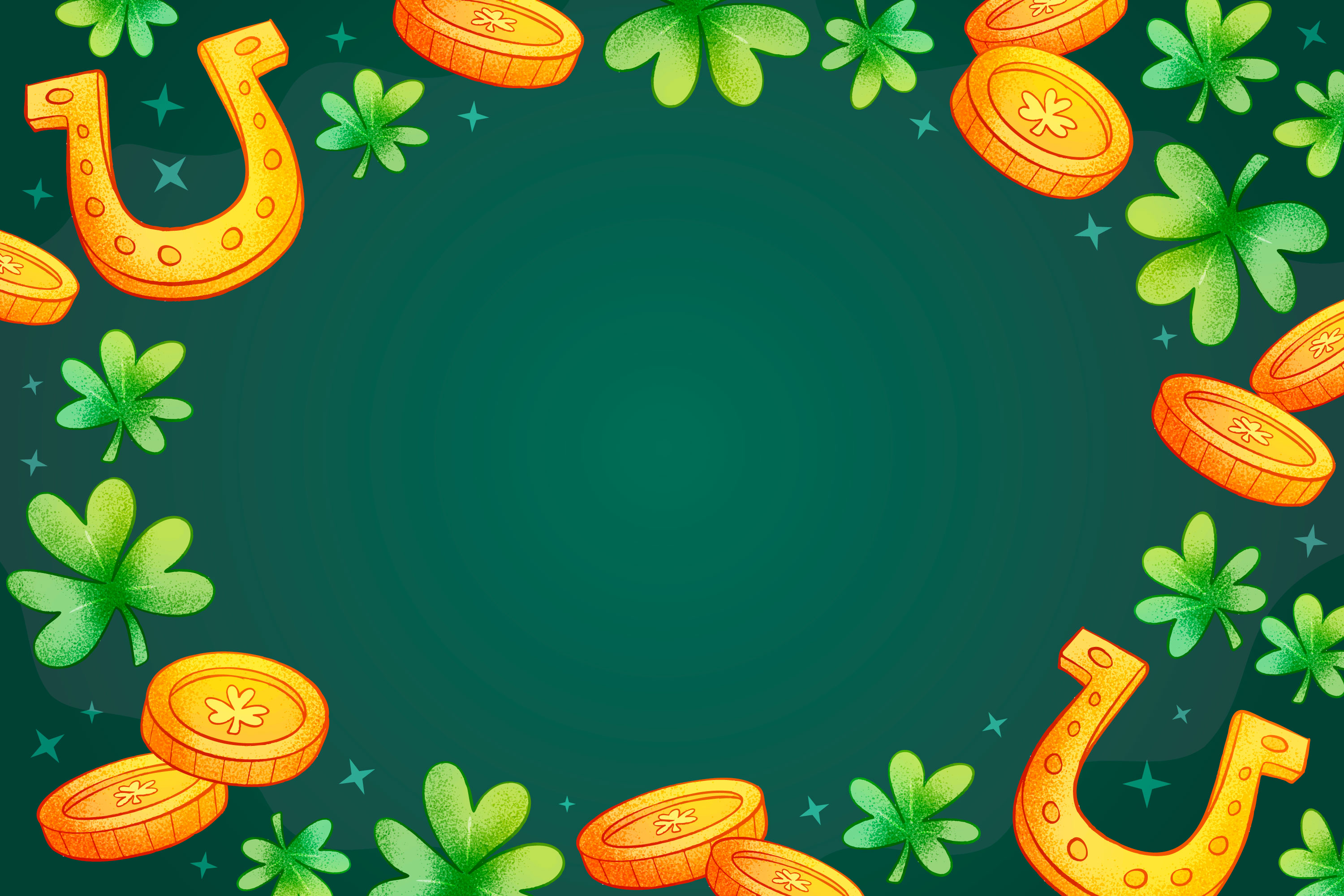 Preview for Lucky-charms-border-design-st-patricks-background-ab0d2