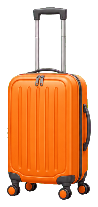 Preview for Orange Rolling Suitcase Sticker