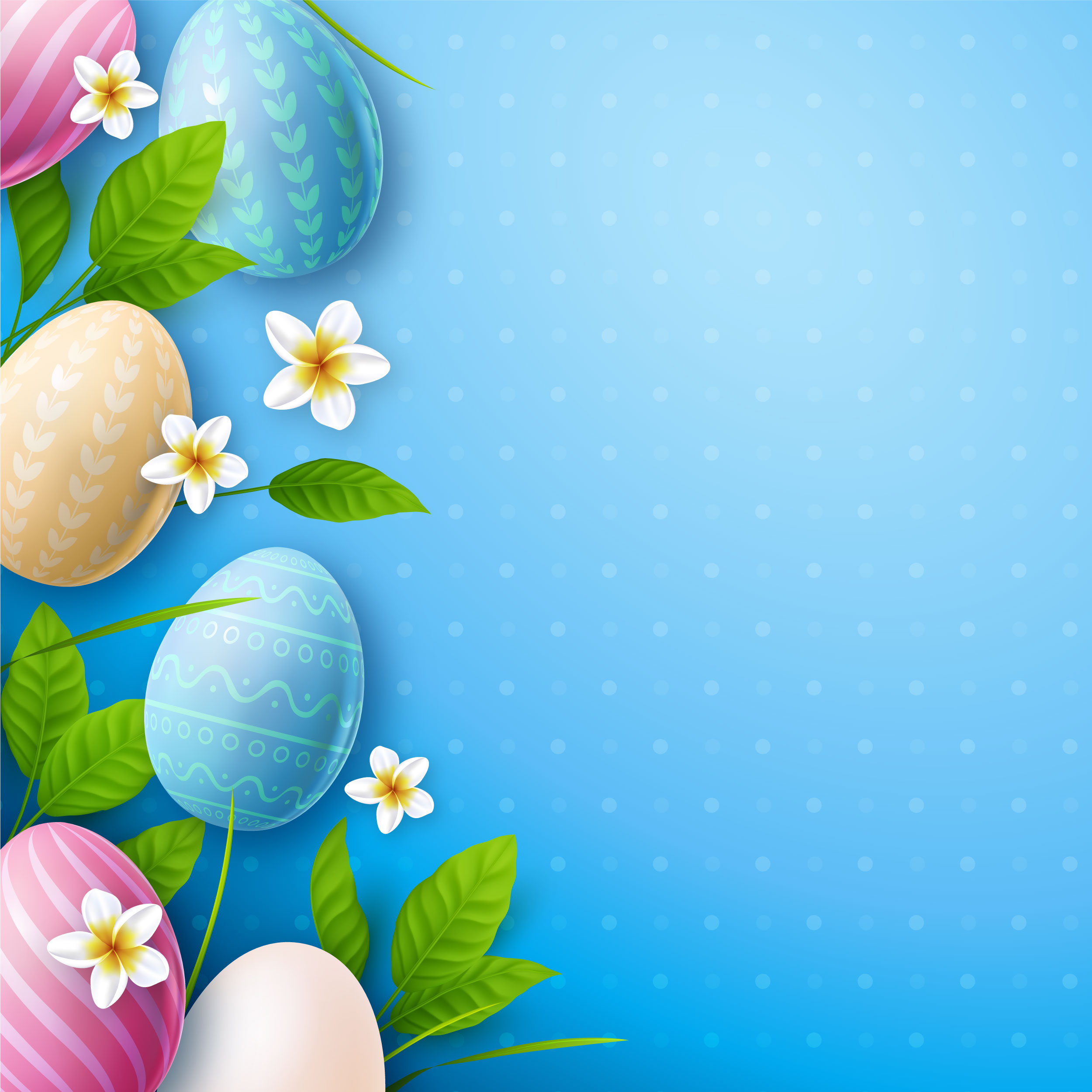 Preview for Easter-eggs-spring-decor-background-80d3d
