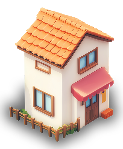 Preview for Cozy-3d-house-illustration-building-sticker-76662