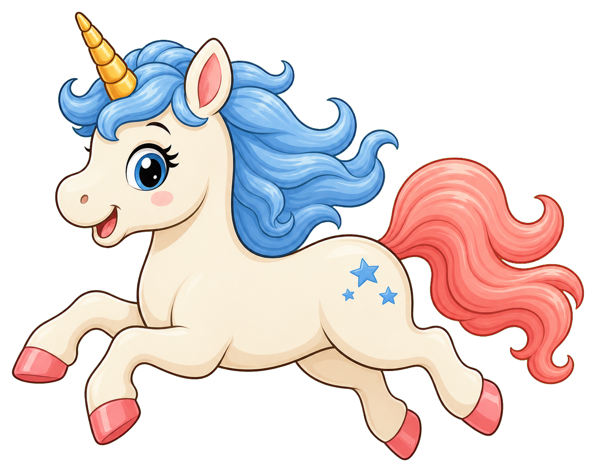 Preview for Galloping Unicorn Sticker