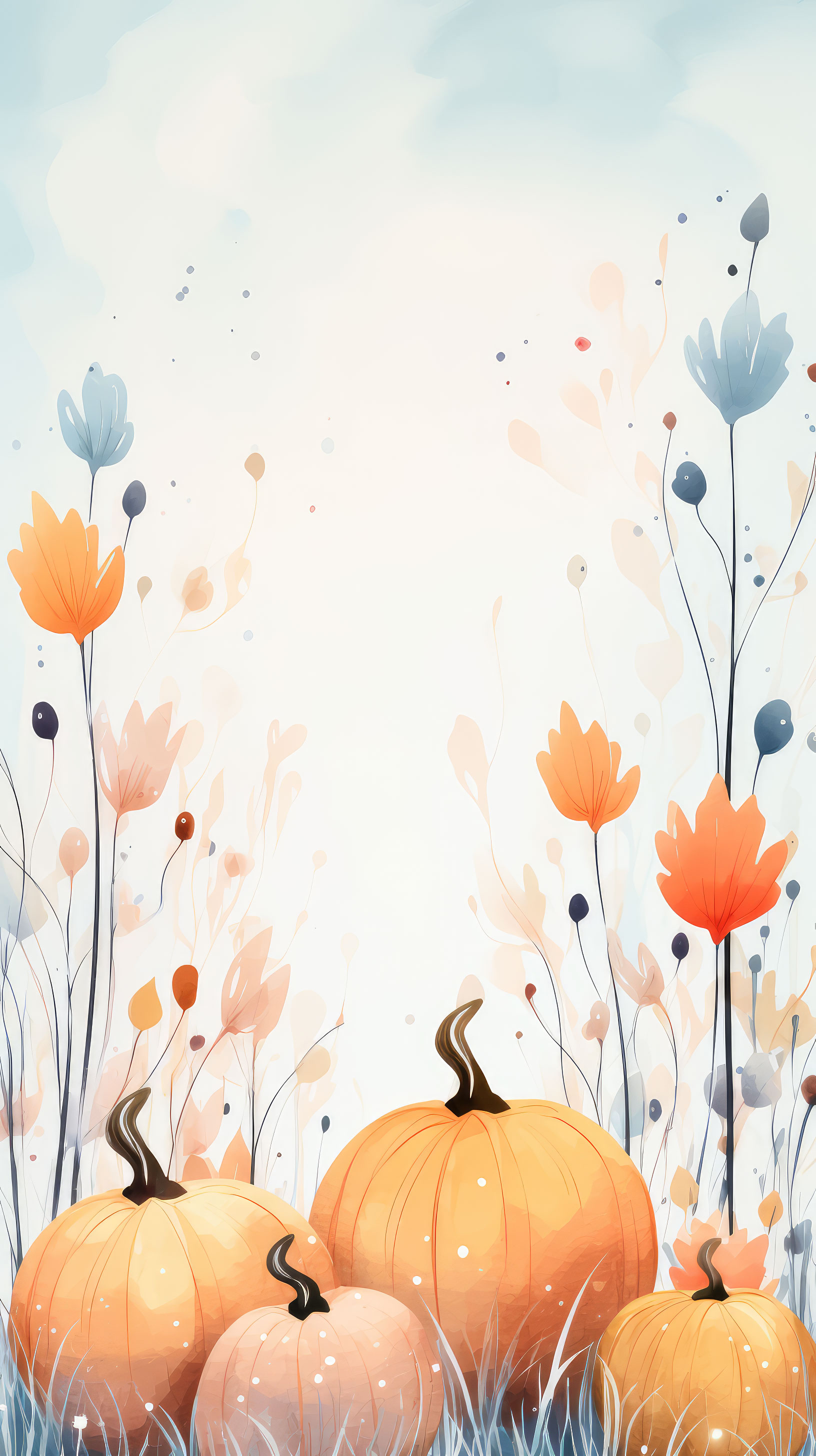Preview for Autumn-pumpkins-and-flowers-halloween-story-background-edbdb