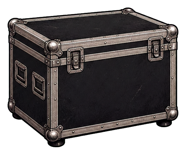Preview for Blank Metal Road Case Sticker