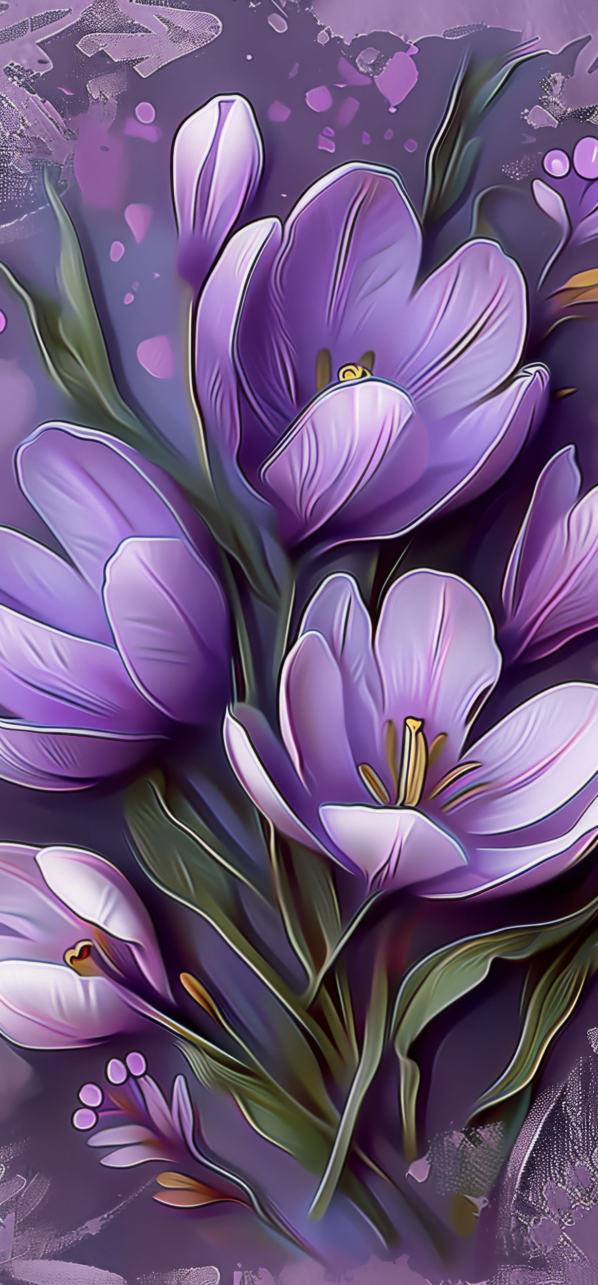 Preview for Purple-crocus-flowers-mothers-day-background-4d726