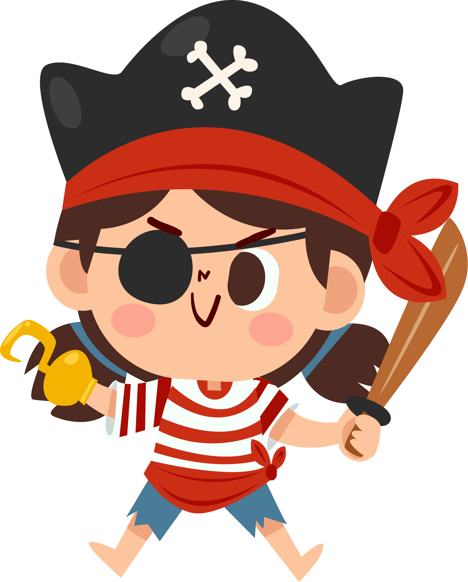 Preview for Pirate-girl-character-design-halloween-costume-sticker-fc2b5