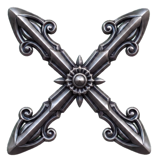 Preview for Saltire Cross Sticker For Religious Designs
