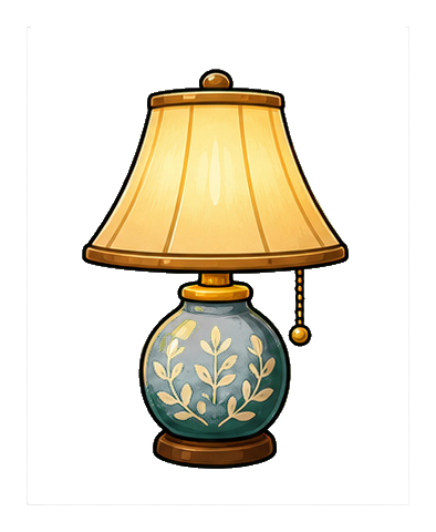 Preview for Table Lamp Sticker Graphic