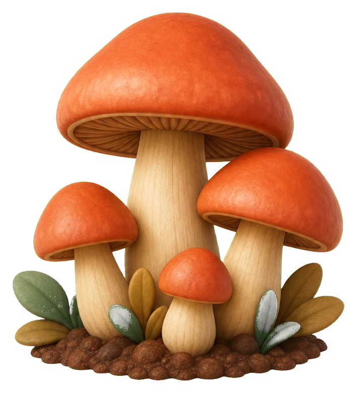Preview for Mushroom Cluster Sticker