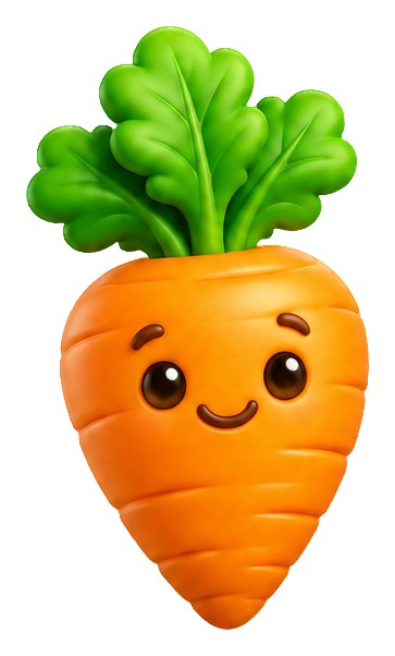 Preview for 3d Veggie Pals Carrot Pal