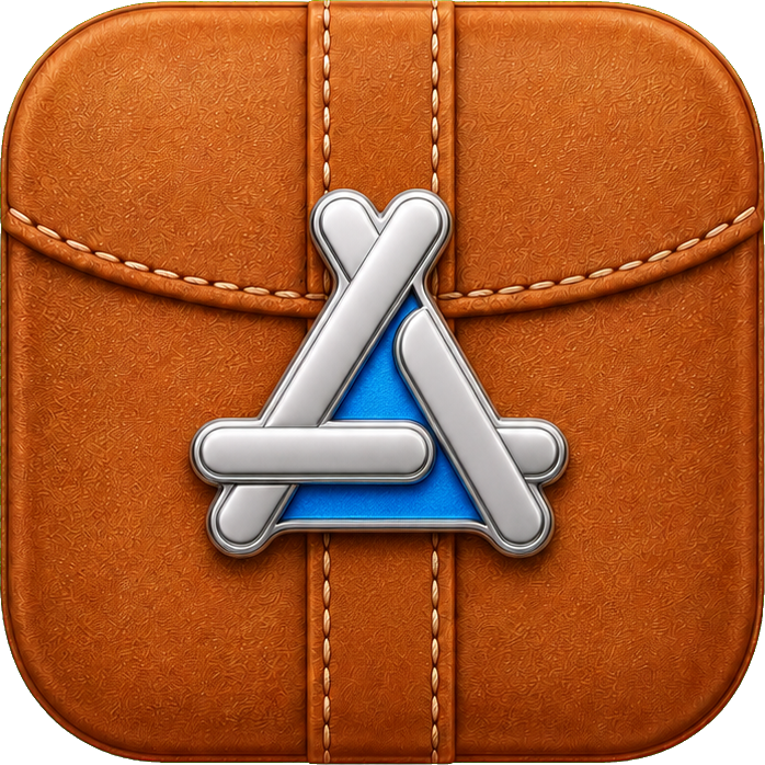 Preview for Caramel Leather App Icon Sticker