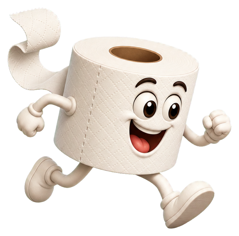 Preview for Toilet Paper Roll Runaway Sticker