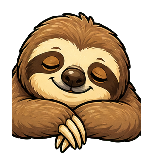 Preview for Sleepy Sloth Sticker