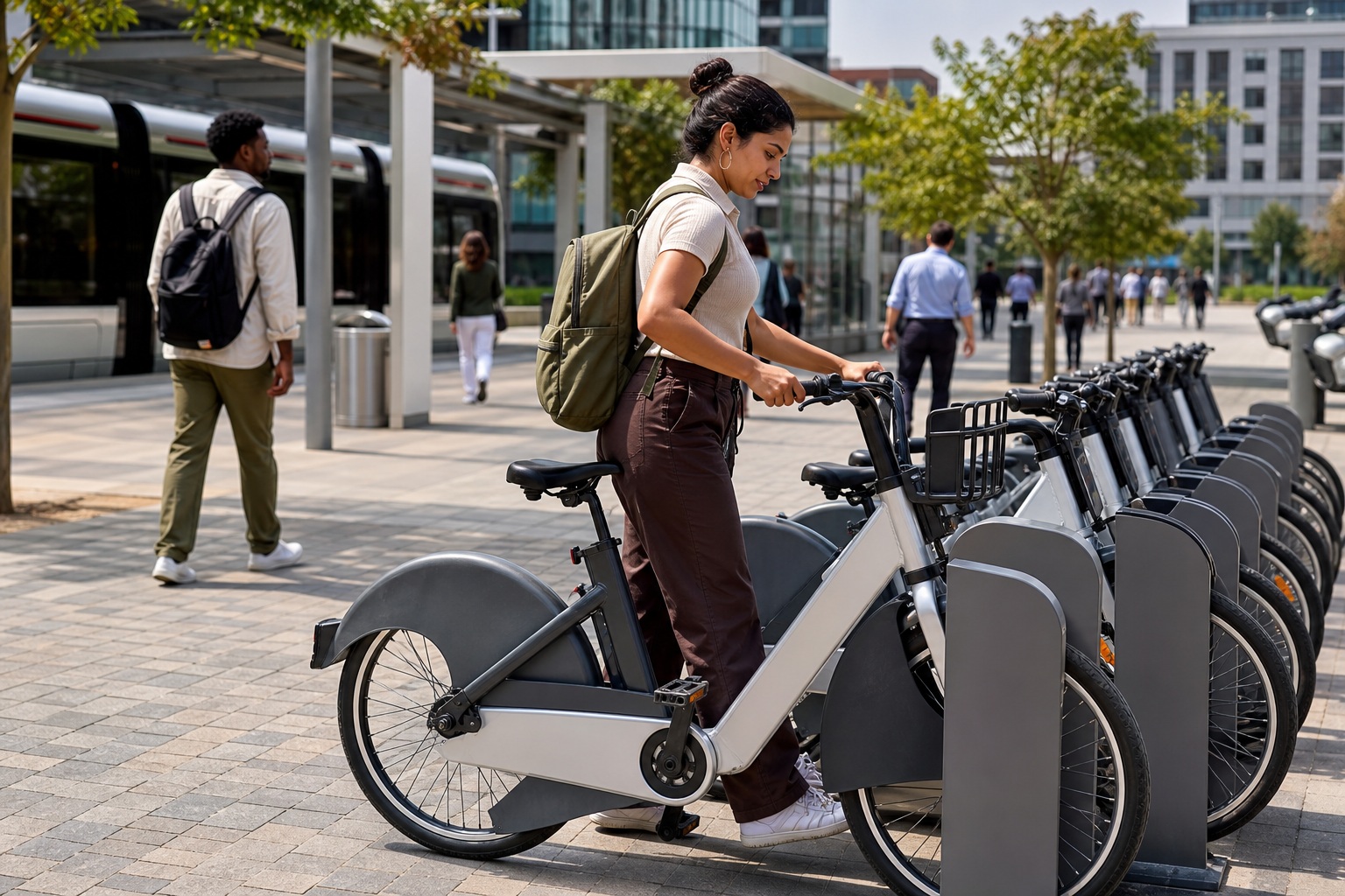 Preview for Urban Bike Share Commute Background