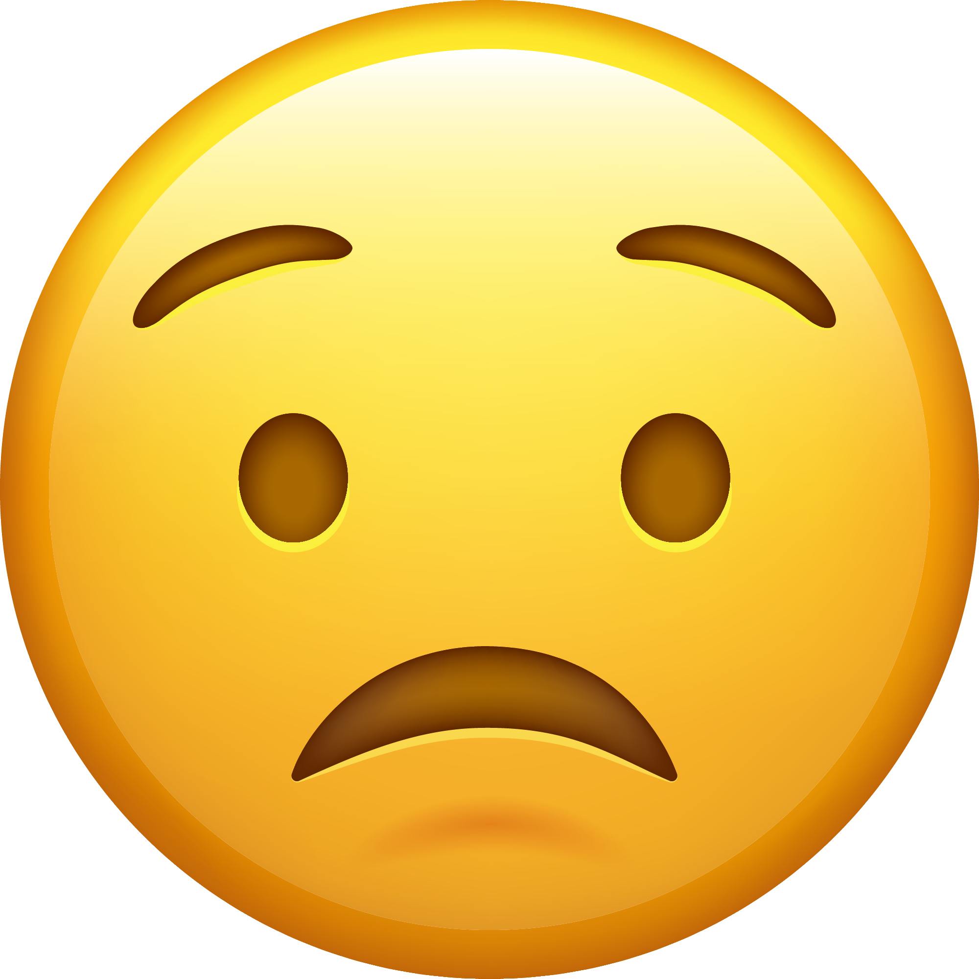 Preview for Disappointed-face-emoji-emoji-classic-sticker-f9f1f