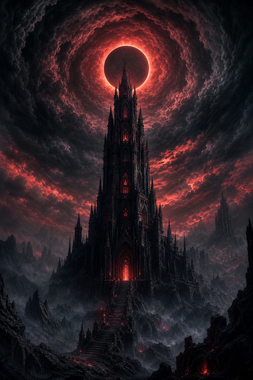 Preview for Dark Fantasy Tower Background