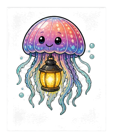 Preview for Jellyfish Lantern Sticker
