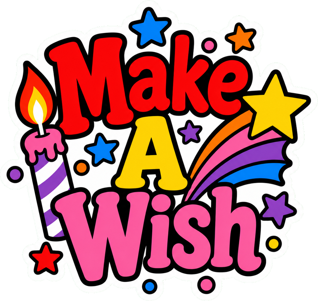 Preview for Make A Wish Birthday Sticker