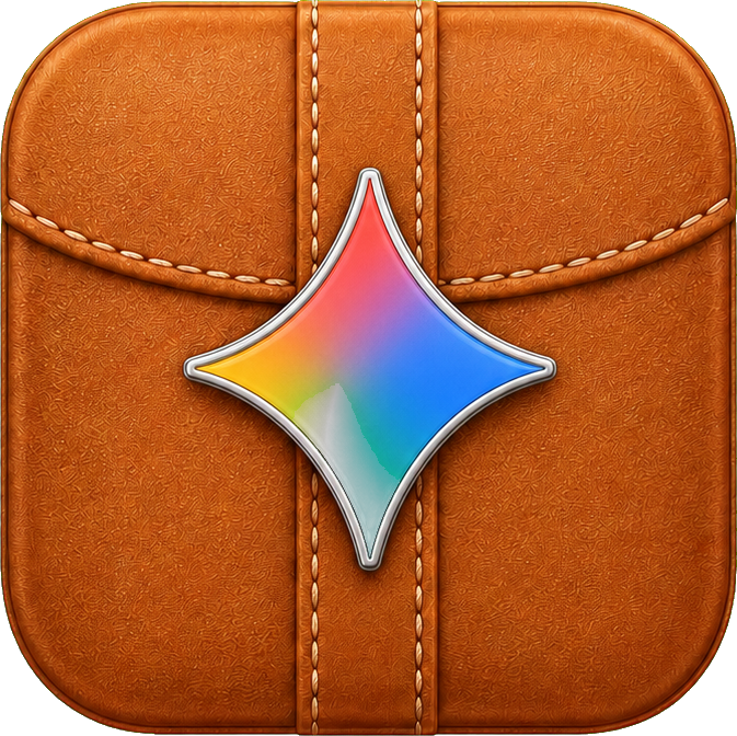 Preview for Caramel Leather App Icon Sticker