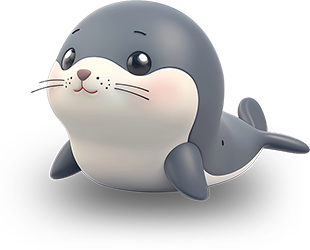 Preview for Cartoon-seal-illustration-animal-sticker-ffd2e