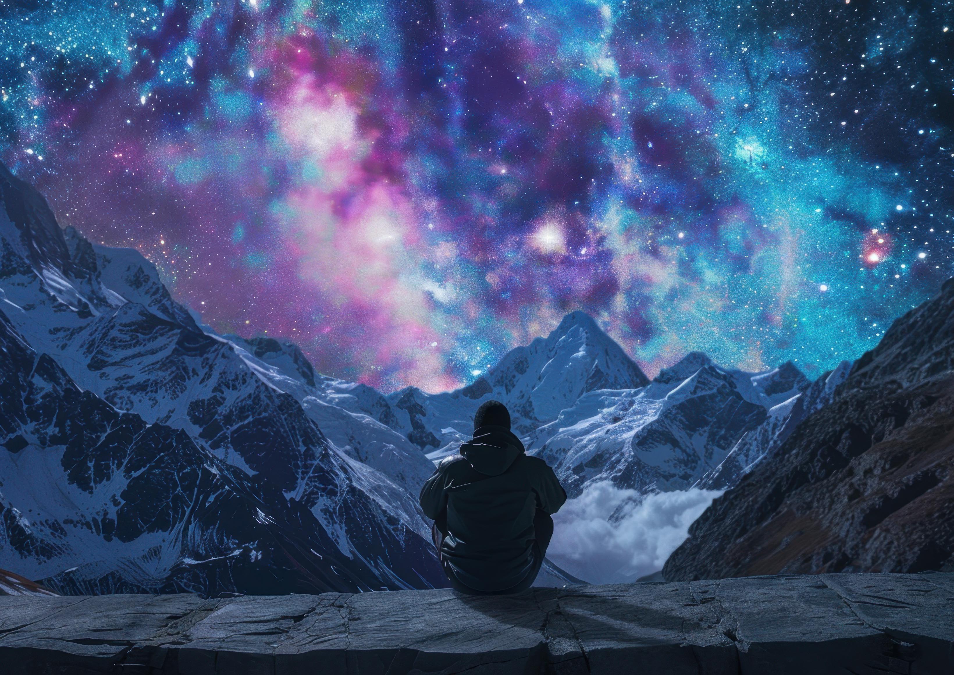 Preview for Galaxy-meditation-mountains-astrophotography-photo-background-66fa5