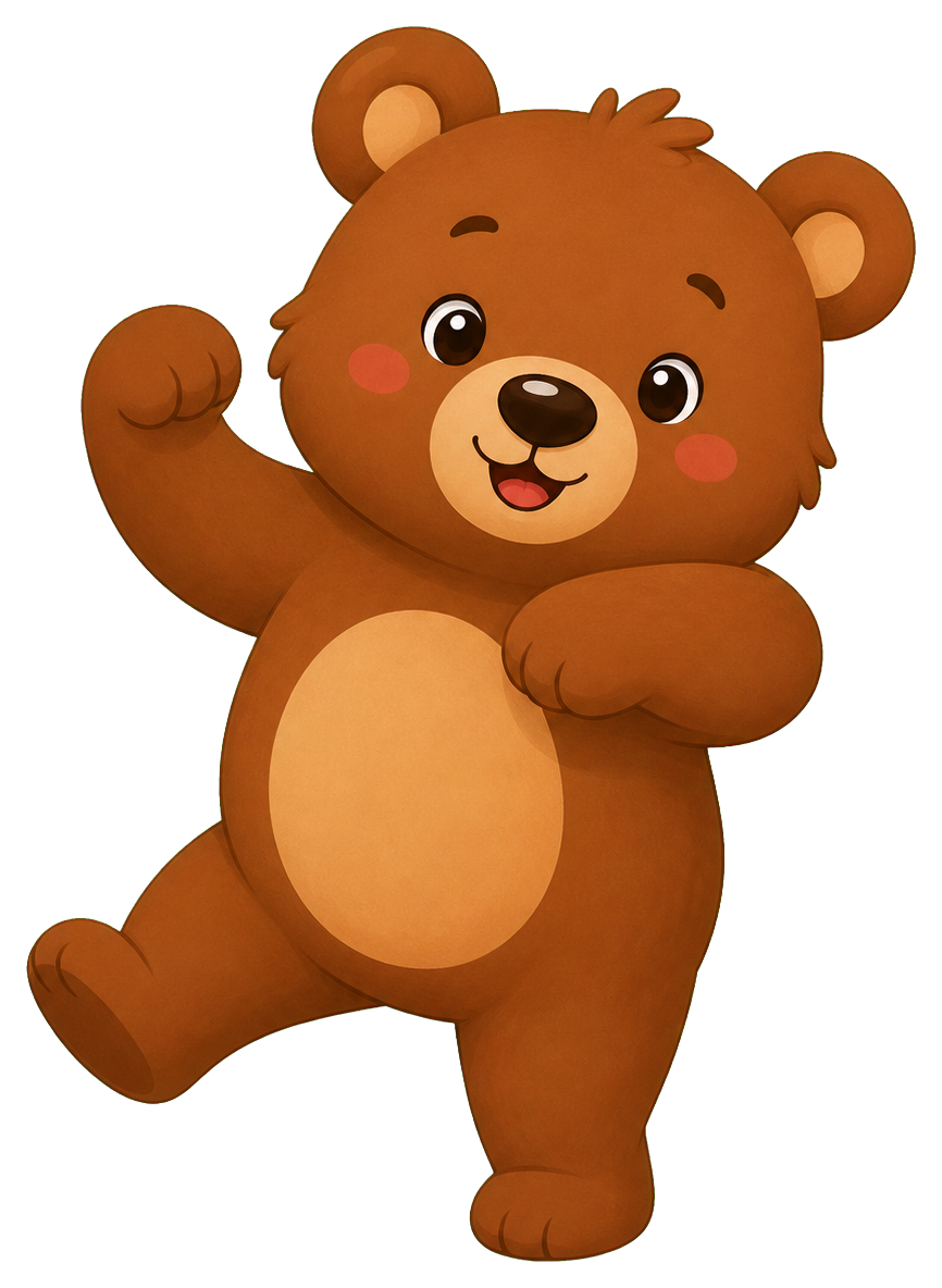 Preview for Bear Dancing Pose Sticker